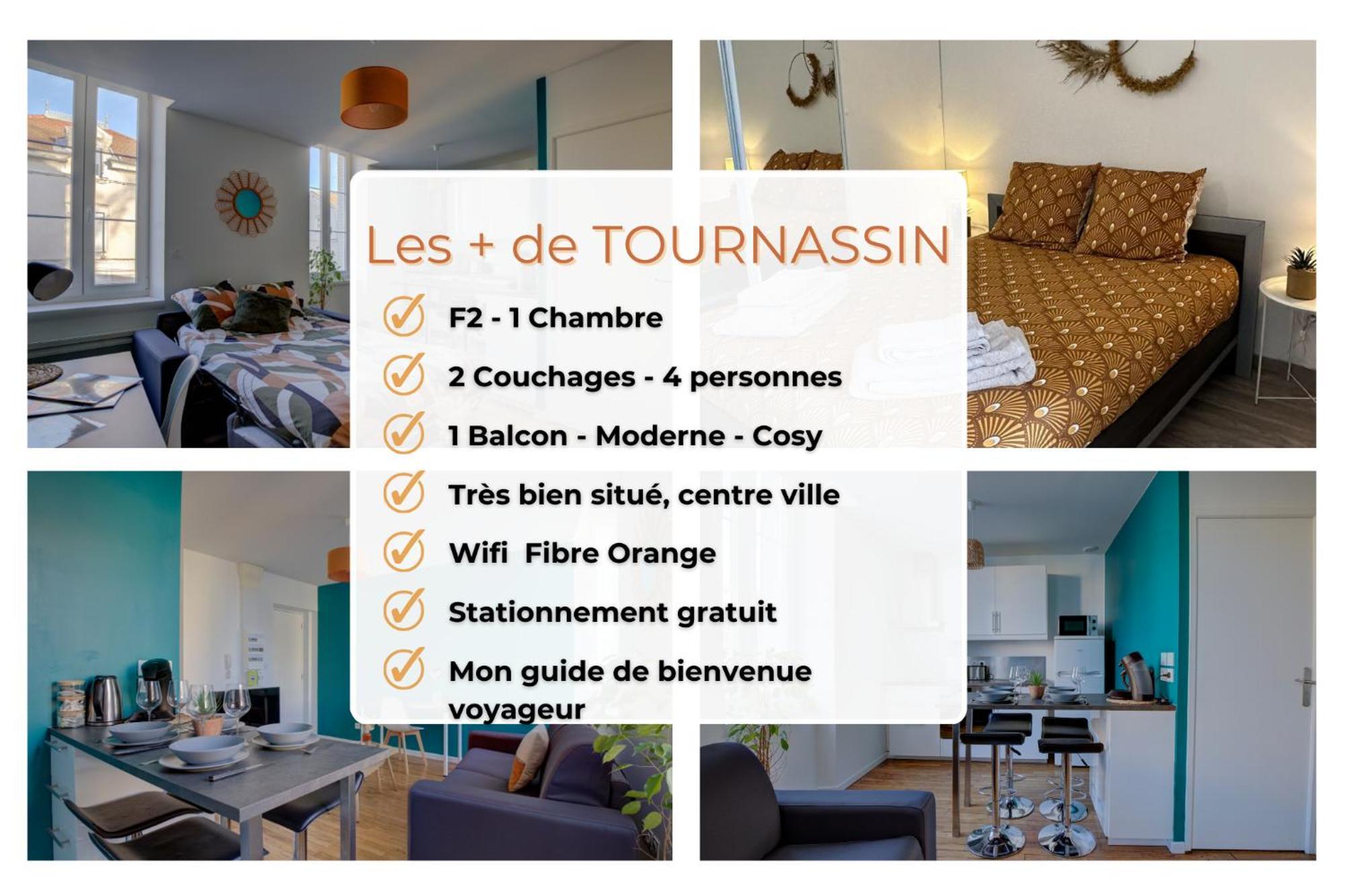Le Tournassin-Balcon-Stationnement Gratuit Leilighet Bourg-en-Bresse Eksteriør bilde